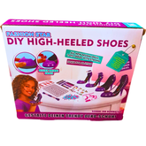 Fashion Star DIY High-Heeled Shoes Design Kit | Create Your Own Trendy Shoes for Kids 6+ | Arts & Crafts Set
